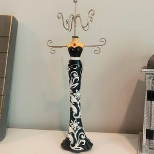 Sleek Black Jewelry Holder Dress